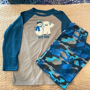 EUC Boys 5/6 Long Sleeve Gymboree gymmies Pajamas PJs